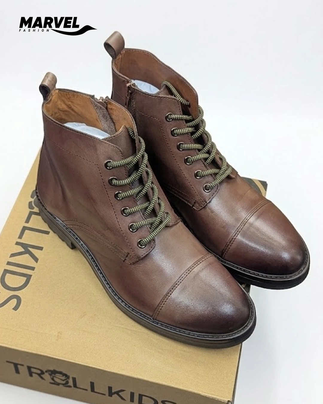 Leather High Ankle Boot 03