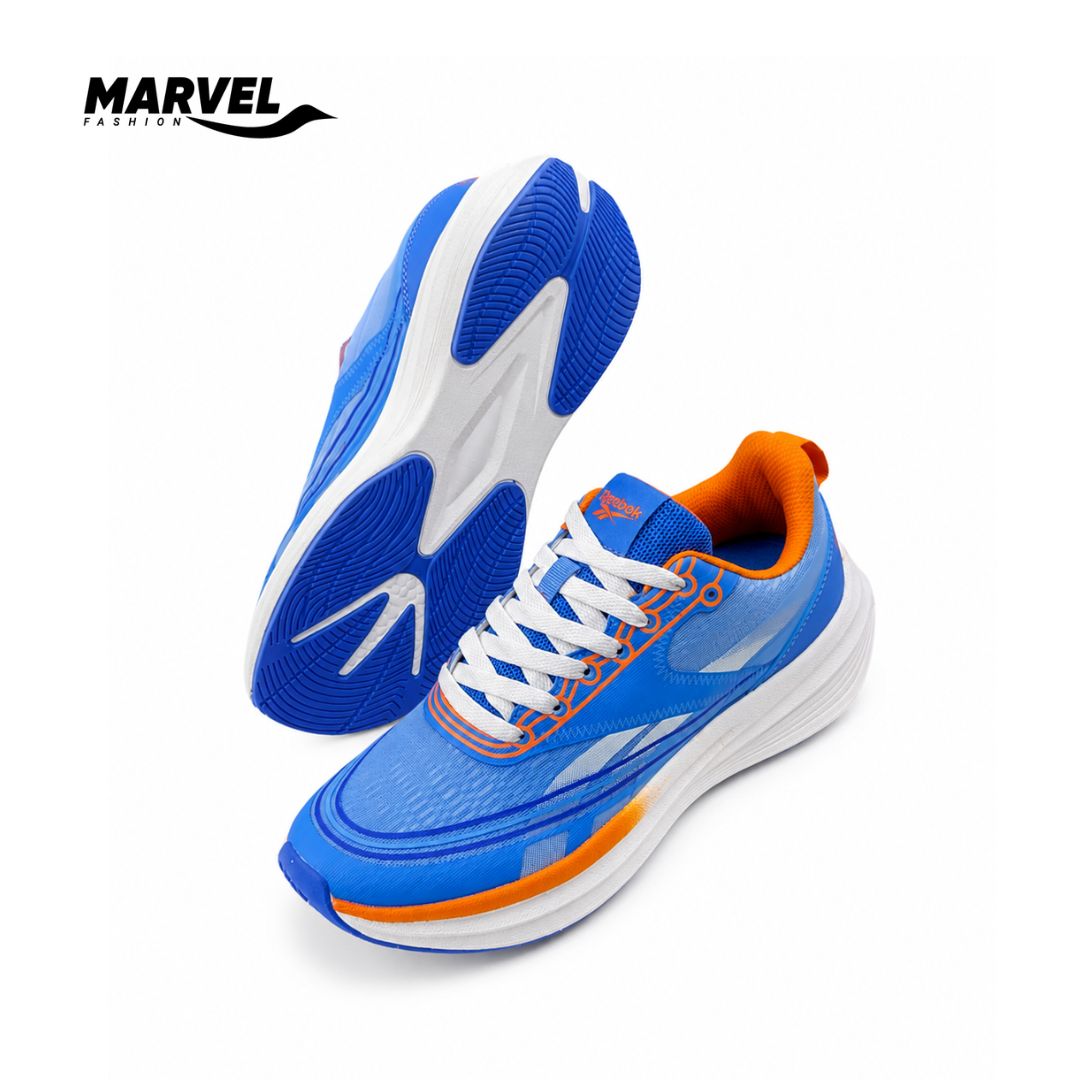 Reebok Authentic Running Shoe-Orange-Blue